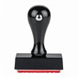 © Visioner - Black Wooden Rubber Stamp with Red Ink Pad