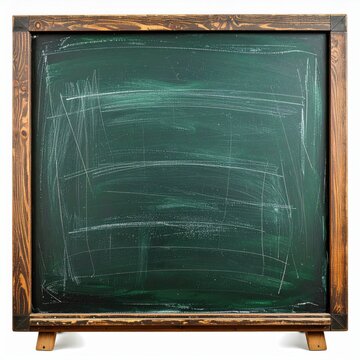 Green Chalkboard with Wooden Frame