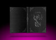 © Mylifeontopdm - mockup libreta negra gotica