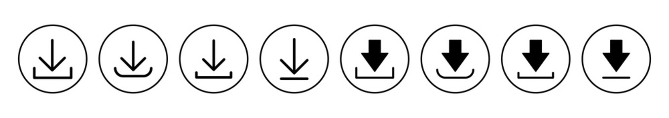 Aufkleber - Download icon vector. Download vector icon