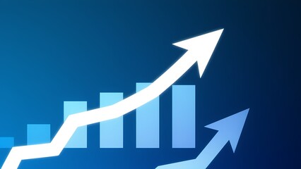 Poster - Business growth strategies financial market infographic digital environment data visualization economic trends