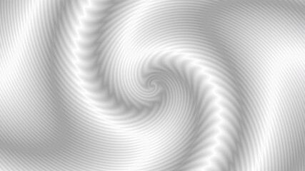 Fototapete - White and grey wave dynamic pattern motion, seamless lines animation with fabric texture design background. Loop spiral background