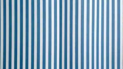 Poster - Abstract pattern with simple, repeating white and blue vertical stripes forming a minimal, decorative design for backgrounds