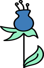 Poster - Aesthetic Flower Line Art Element