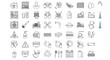 © Kasun - Comprehensive Dishwashing Icon Set A Diverse Collection of Line Art Symbols for Kitchen Appliances and Cleaning Essentials