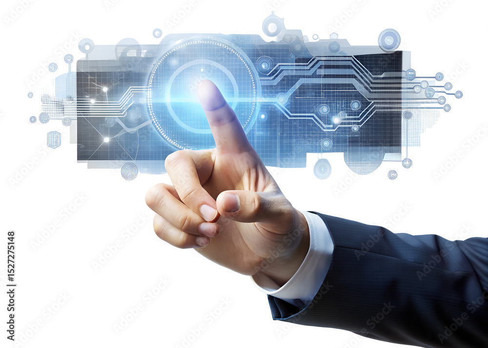 technology hand pointing out clipart png image on transparent ...
