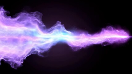 Wall Mural - Looping animation of bright plasma energy flow  
