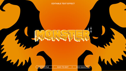 Poster - Horror editable text effect editable scary text style