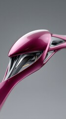 Poster - A biomechanical entity with pulsating neon veins, shifting metallic textures, infused with cybernetic energy, deep sci-fi color grading, ultra-futuristic realism