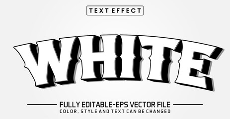 Poster - White font Text effect editable