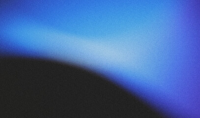 Fototapete - Grainy gradient background, blue gray noise texture banner header cover poster backdrop design