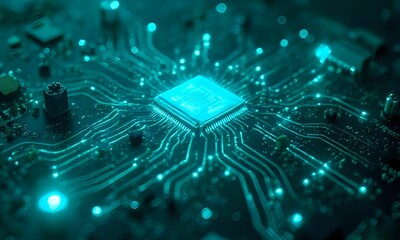 Wall Mural - Technology Background