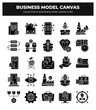 © Icon - Business Model Canvas: 25 Essential Icons for Strategic Planning