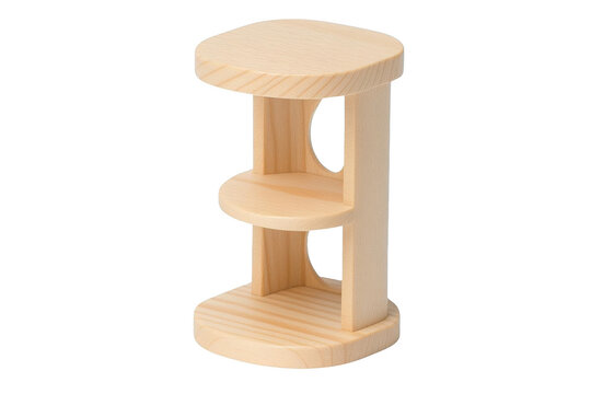 Wooden Minimalist Stand Object Display, Minimalist Design