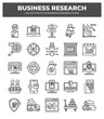 © Icon - Collection of Business Research Icons: 25 Essential Line Icons for Market Analysis and Strategy