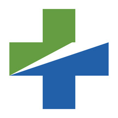 Poster - Hospital logo vector illustration template design