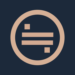 Poster - Illustrations of comparison symbols used for logo design vector branding company business
