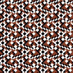 Aufkleber - Random seamless geometrical threetone pattern background - abstract repeating repetitive vector illustration