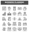 © Icon - Collection of 25 Business Planning Icons: Strategy. Management. and Growth