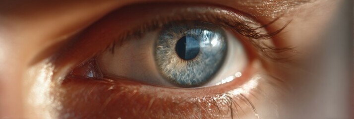 Fototapete - Cyber Eye Monitors User Engagement With Phishing Message in a Digital Environment