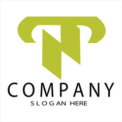 Poster - Law firm logo initial n premium vector