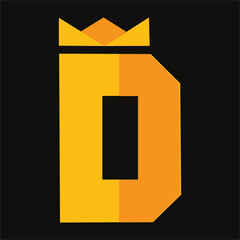 Poster - Letter D Crown Logo Design Template Inspiration Vector Illustration