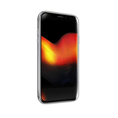 Poster - Modern Smartphone Display Tech Innovation Mobile Screen Abstract Graphic on transparent background