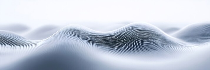 Aufkleber - Abstract visualization of seismic waves propagating through the earth's crust, creating a dynamic landscape of peaks and valleys, representing the powerful forces unleashed during an earthquake