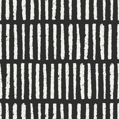 Fototapete - Abstract pattern, seamless texture with scribble lines, grunge-style brushstrokes, rough streaks. Endless grungy print, background design for textile, wrapping. Hand-drawn vector illustration