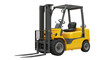 © Leon - Isolated yellow forklift on white background