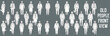 © MkJutt - Front View Old People Vector Illustration. Hand Drawn Elderly Men and Women Standing, Walking, and Using Canes in Casual Outfits for Architectural Plans, Urban Design, and Public Space Layouts