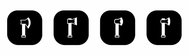 Poster - Axe icon in flat. A axe icon design. Stock vector.