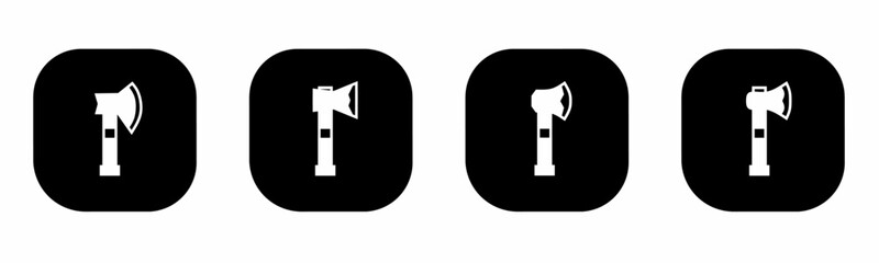 Poster - Axe icon in flat. A axe icon design. Stock vector.