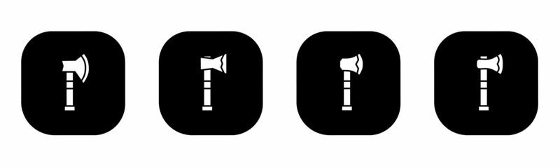 Poster - Axe icon in flat. A axe icon design. Stock vector.