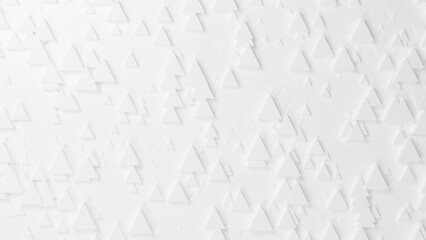 Poster - White triangular abstract background for design brochure, website, flyer. Geometric white wallpaper for certificate, presentation, landing page. White low poly background texture. 3d rendering