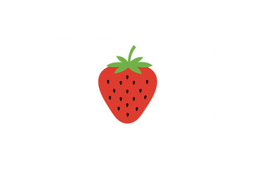 Poster - Delightful Strawberry Design Perfect for Branding Projects, Logos, and Icons, a Scalable Graphic Resource for Various Applications