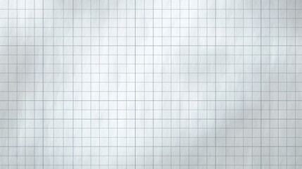 Poster - White tiled wall with a subtle grid pattern, featuring small square tiles arranged uniformly with slight texture and shading variations.