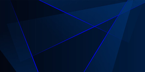 Poster - Abstract futuristic dark blue background with light and shadow. Eps10 vector