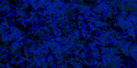 Poster - Abstract futuristic dark blue background with light and shadow. Eps10 vector, modern.