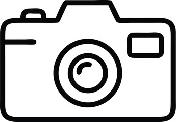 Poster - Camera icon silhouette set