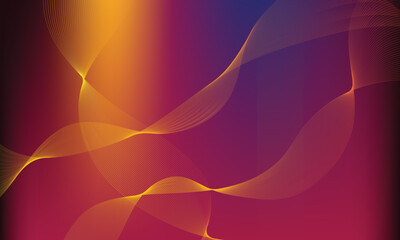 Leinwandbilder - Abstract Background Illustration with Gradient