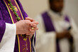 © Godong Photo - Catholic mass. The decisive call for catechumens. This important Lenten ritual is for catechumens preparing for full initiation. Baptism, Confirmation, and First Communion.  France.