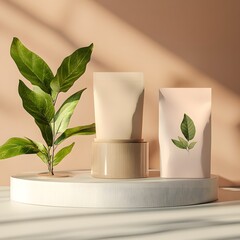 Poster - Beautiful plant thriving in a white container adding a touch of freshness and life to decor