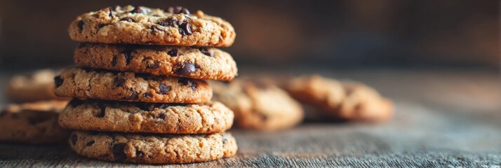 Poster - Cookie Consent Pop-Up Window Displayed Over Blurred Website Interface With a Focus on User Data Privacy