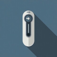 Poster - Modern, minimalist device with stylized controls.