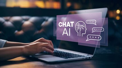 Poster - Explore the capabilities of a Chat Bot powered by Artificial Intelligence technology for seamless human interaction and efficient problem-solving in various applications.