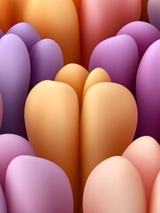 Poster - Abstract Colorful Gradient Shapes Background for Modern Design Concepts