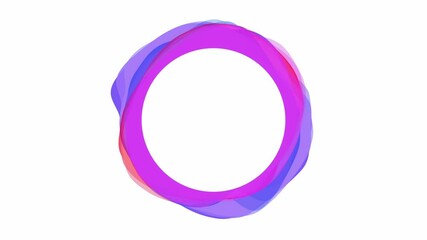 Aufkleber - Futuristic colorful AI assistant app logo screen background, smart personal artificial intelligence computer concept, abstract neural network smartphone innovation, machine learning technology motion