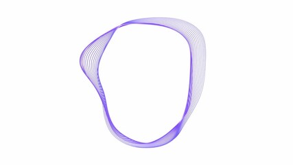 Aufkleber - Abstract colorful circle swirl spectrum, futuristic AI personal assistant app screen, creative science and technology background, vibrant multi colored circular copy space frame animation