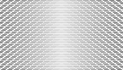 Poster - Black and white abstract lines pattern made sharp arrows effect for sporty and modern background. Vector Format Illustration 